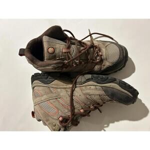 Merrell Women's Moab 2 Mid Waterproof Hiking Boots, Bungee Cord Sz 10